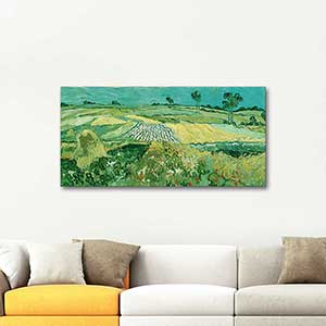 Vincent van Gogh The Plain Of Auvers Art Print
