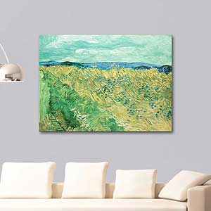 Vincent van Gogh Wheat Field With Cornflowers Art Print