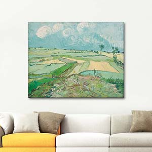 Vincent van Gogh Wheat Fields After The Rain Auvers Art Print