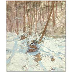 Walter Launt Palmer Winter Stream Art Print
