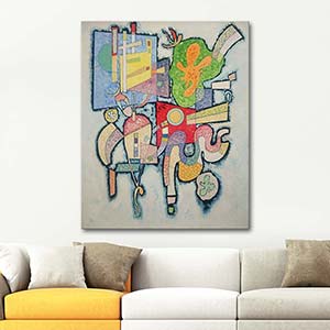 Wassily Kandinsky Complex Simple Art Print