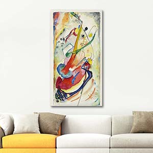 Wassily Kandinsky Draft For Panel Nr 1 For Edwin R. Campbell Art Print