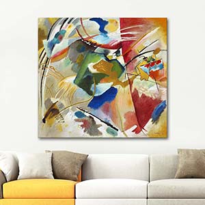 Wassily Kandinsky Painting With Green Center Art Print