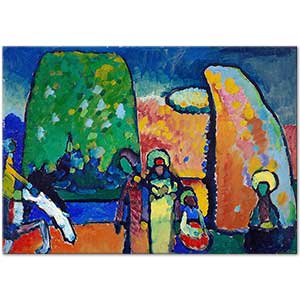 Wassily Kandinsky Study On Improvisation No 2 Art Print