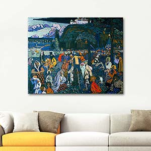 Wassily Kandinsky The Colorful Life Art Print