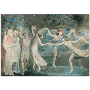 William Blake A Midsummer Nights Dream Art Print