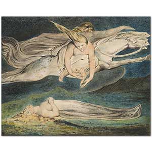 William Blake Pity Art Print