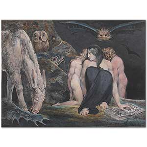 William Blake The Night of Enitharmons Joy Art Print