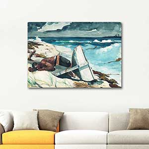 Winslow Homer Fırtına Sonrası Kanvas Tablo