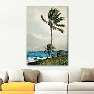 Winslow Homer Palm Tree Nassau Art Print