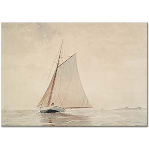 Winslow Homer Gloucester Yelkenlisi Kanvas Tablo