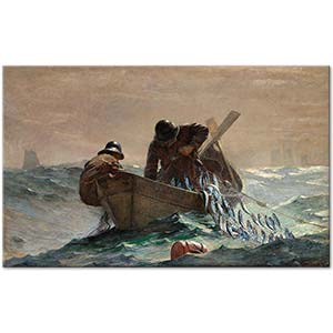 Winslow Homer Ringa Ağı Kanvas Tablo