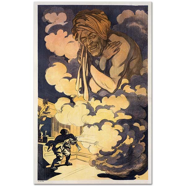 Udo Keppler Aladdin And The Wonderful Lamp Art Print