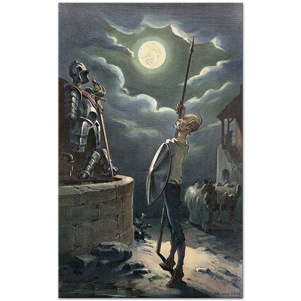 Udo Keppler The Hoosier Don Quixote Art Print