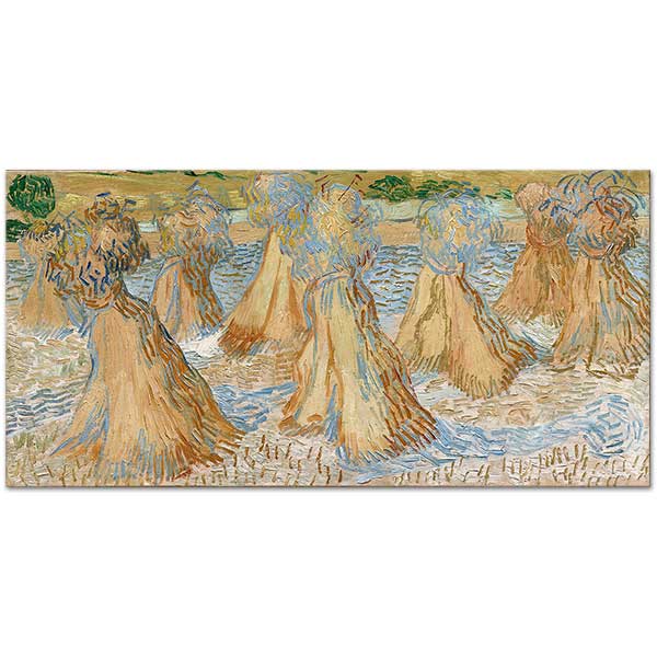 Vincent van Gogh Sheaves Of Wheat Art Print
