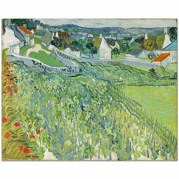 Vincent van Gogh Vineyards At Auvers Art Print