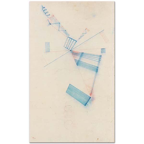 Wassily Kandinsky Two Spirals Art Print